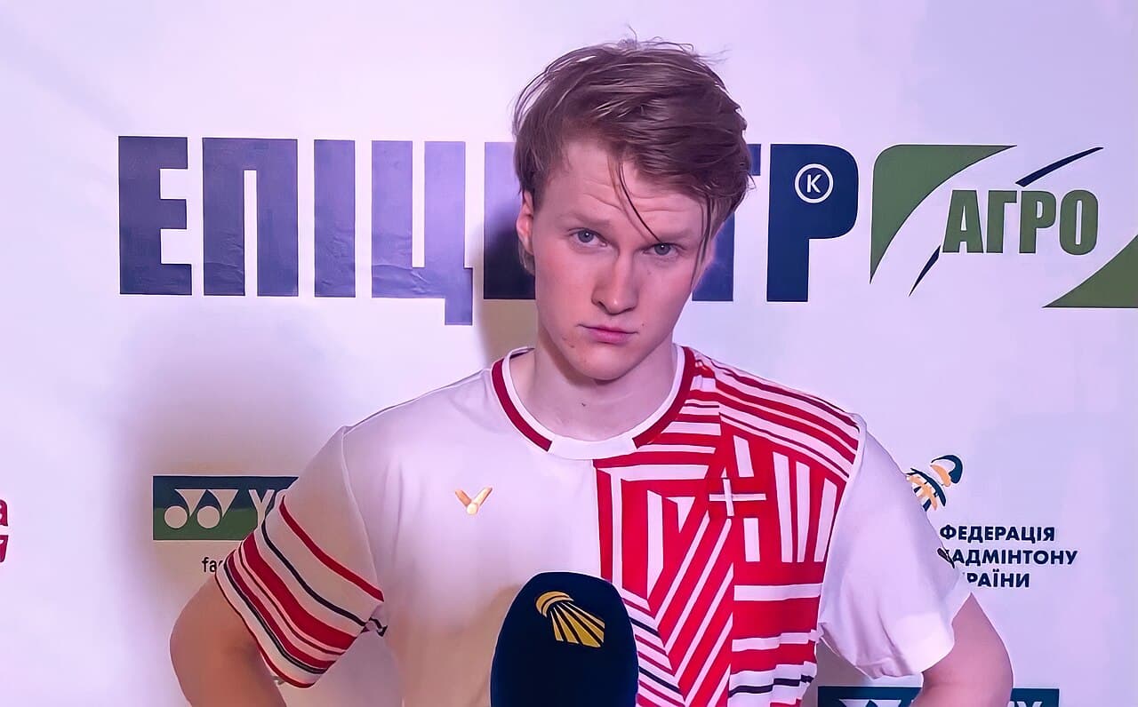 Anders Antonsen. Anders Antonsen på banen, 1. maj 2021 (liggende format)