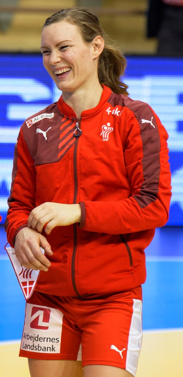 Anne Mette Hansen. Anne Mette Hansen i Golden League-kampen Frankrig–Danmark, Dijon, 19. marts 2015